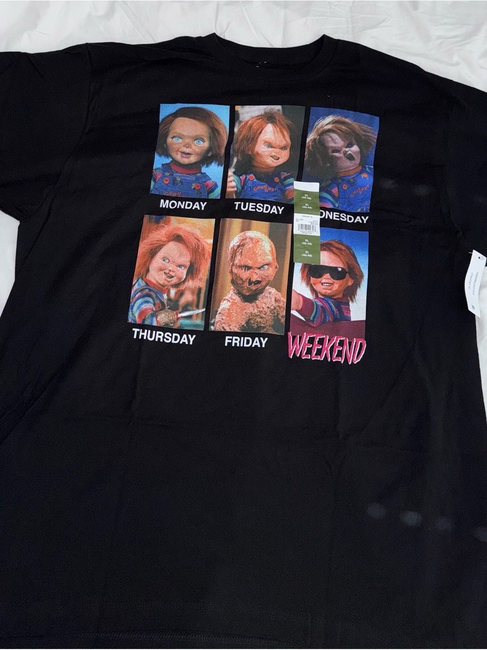 Kids Black Chucky Weekday Graphic Tee